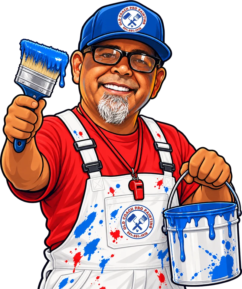 The Coach mascot for Exterior Painting