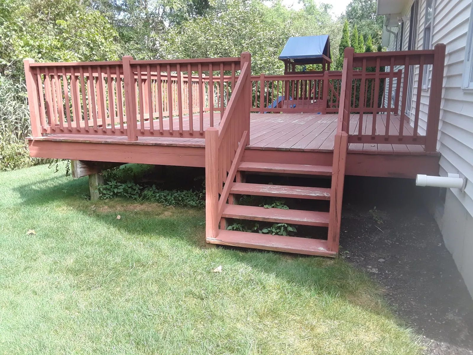 Deck Staining project by Old Coach Pro Painting