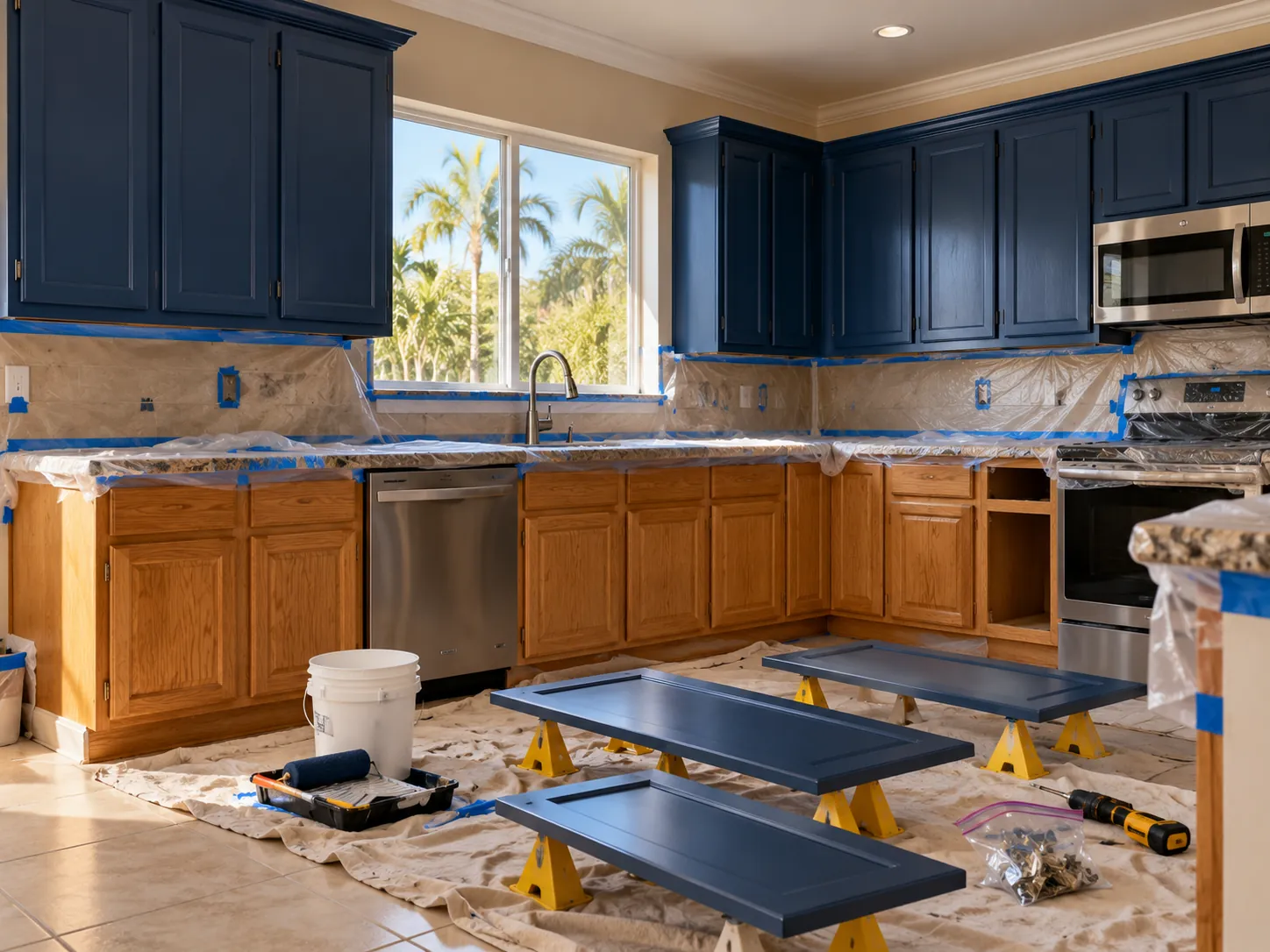 Cabinet Refinishing project by Old Coach Pro Painting House Painter & Painting Contractor
